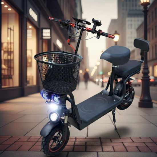 صورة سكوتر كهربائي أبو سلة مقاس 10 انش